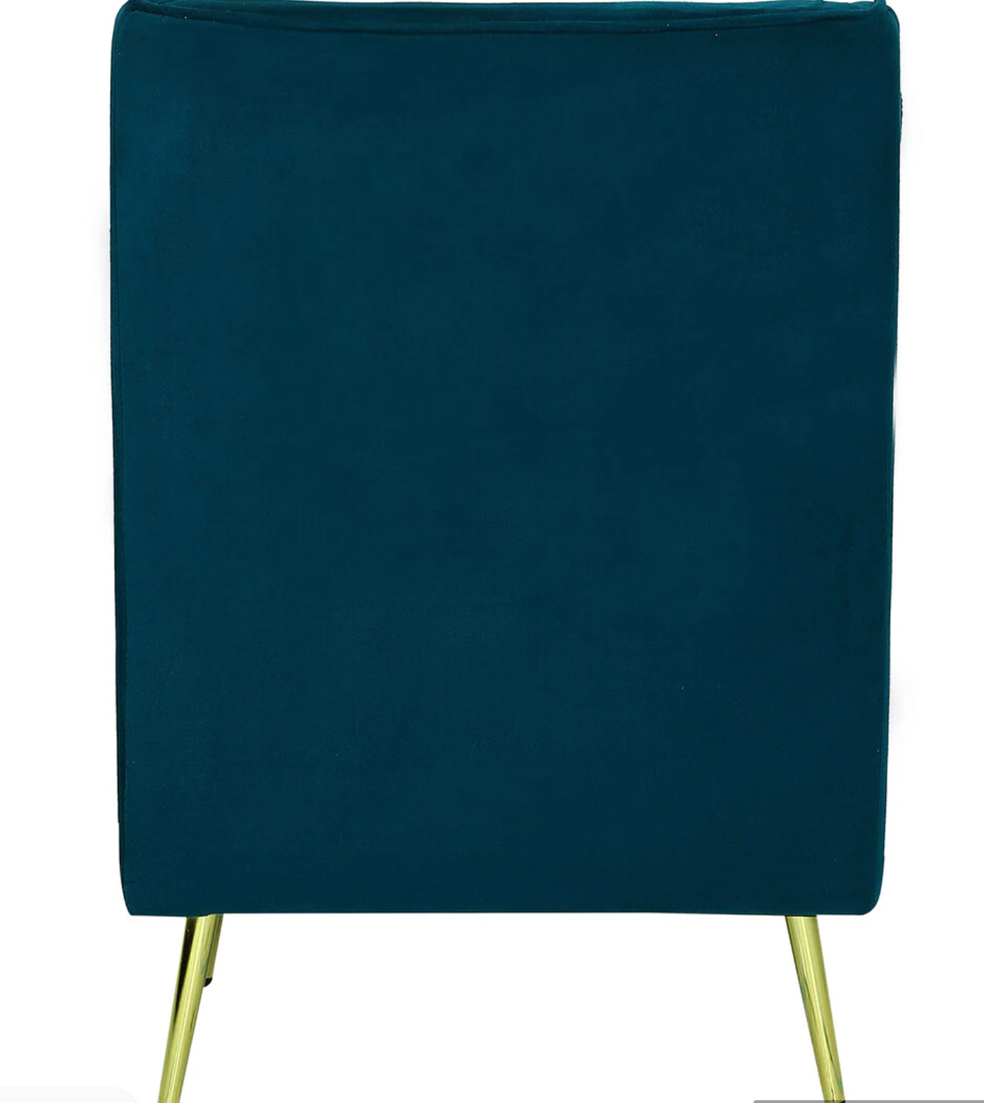 Regent Velvet Wing Chair in Teal Blue Colour
